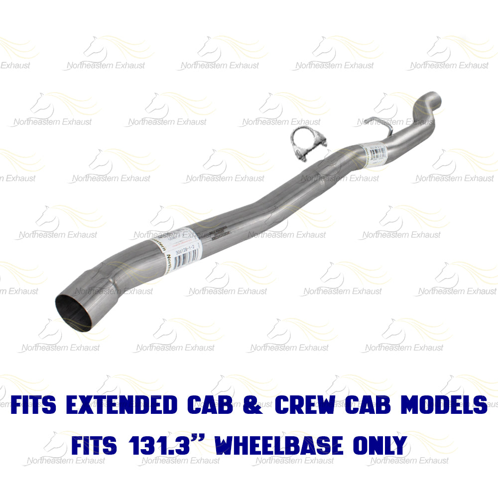 2007-2009 Mitsubishi Raider 3.7L 4.7L Intermediate Pipe & Muffler Exhaust Kit | Stainless Steel