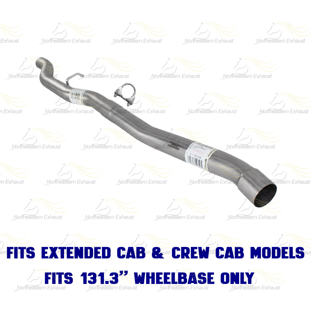 2007-2009 Mitsubishi Raider 3.7L 4.7L Intermediate Pipe & Muffler Exhaust Kit | Stainless Steel