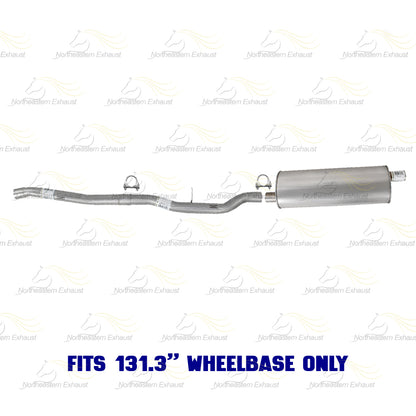 2011 RAM Dakota 3.7L & 4.7L Intermediate Pipe & Muffler Exhaust Kit | Stainless Steel