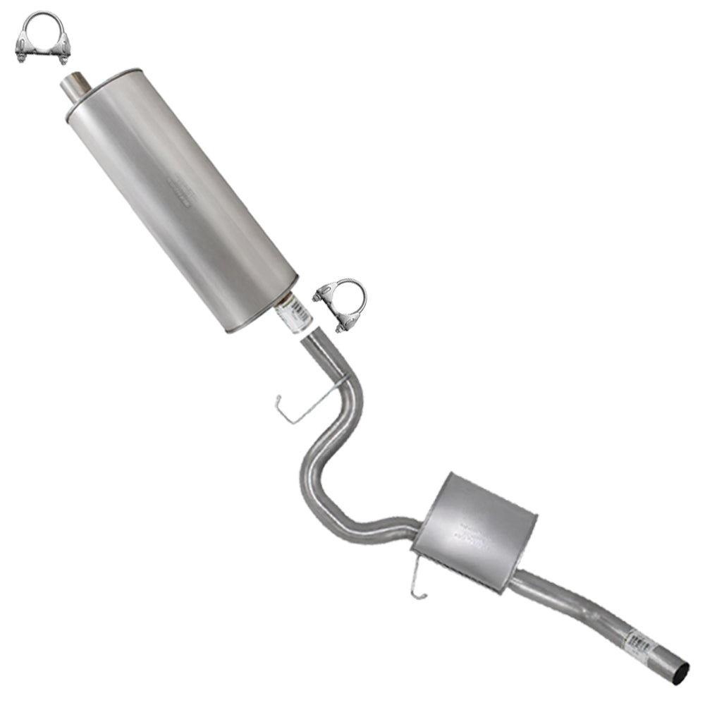 2011 RAM Dakota 3.7L & 4.7L Exhaust Muffler & Tail Pipe Kit | Stainless Steel