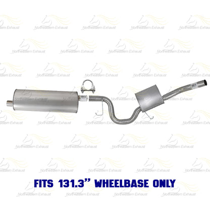 2011 RAM Dakota 3.7L & 4.7L Exhaust Muffler & Tail Pipe Kit | Stainless Steel