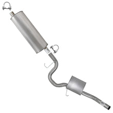 2006-2009 Mitsubishi Raider 3.7L & 4.7L Exhaust Muffler & Tail Pipe Kit | Stainless Steel