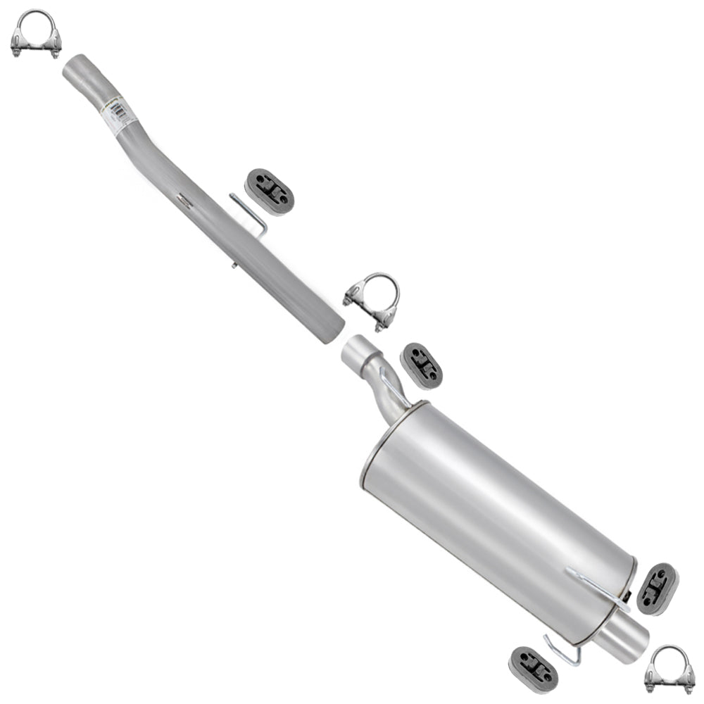 2006-2008 Dodge Ram 1500 5.7L Exhaust Intermediate Pipe & Muffler Kit | Stainless Steel