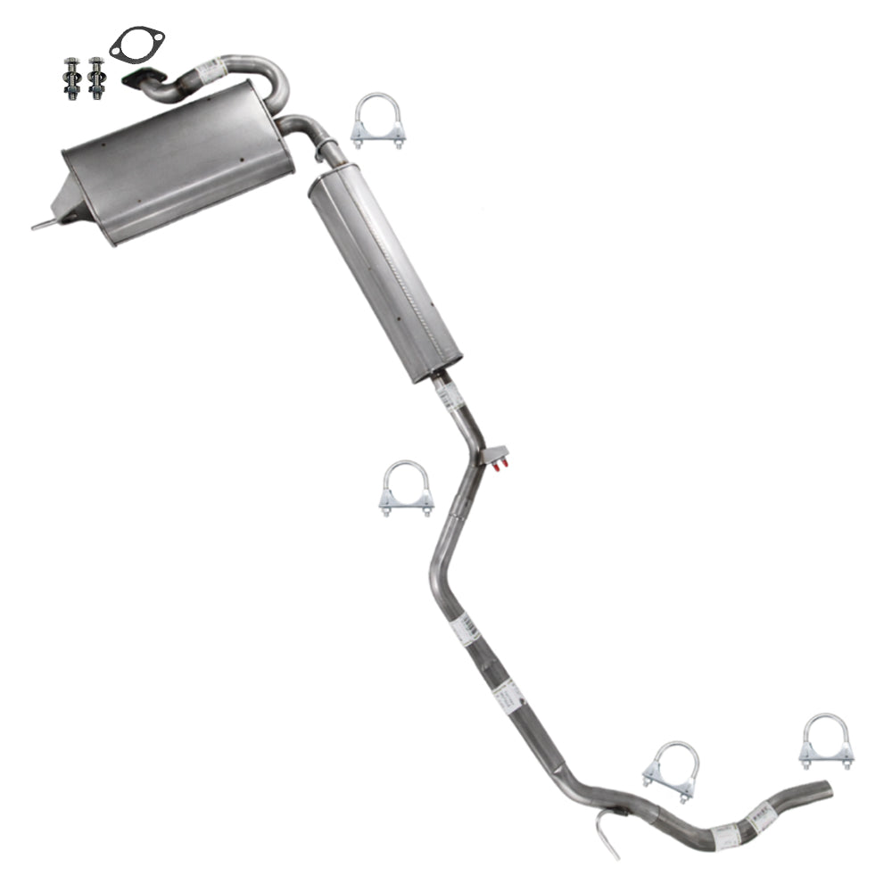 2004-2009 Nissan Quest 3.5L Exhaust Muffler & Resonator Kit | Stainless Steel
