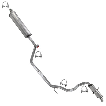 2004-2009 Nissan Quest 3.5L Exhaust Resonator and Tail Pipe Kit | Stainless Steel