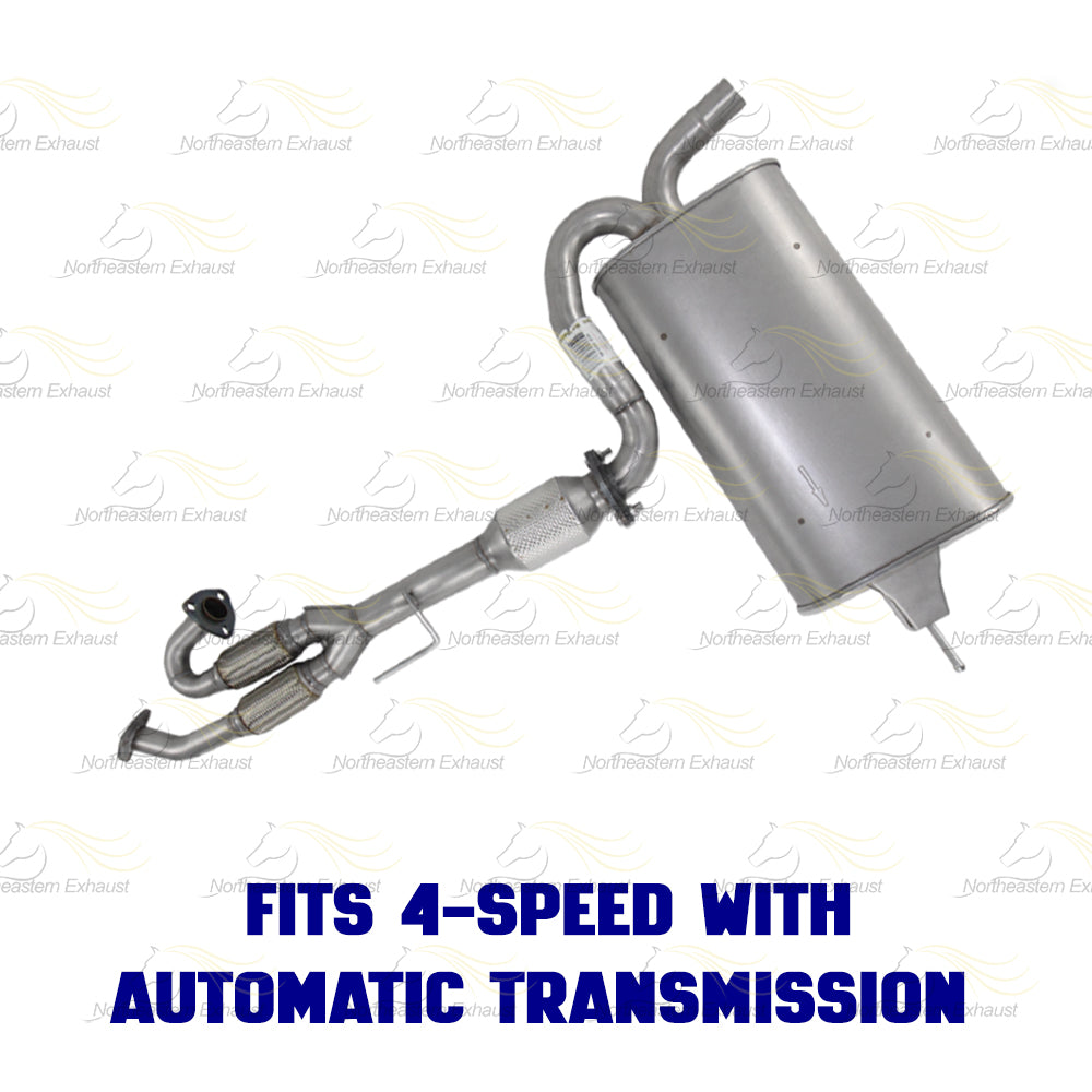 2004-2006 Nissan Quest 3.5L Rear Catalytic & Muffler w/ Resonator and Tail Pipe Kit | EPA Approved