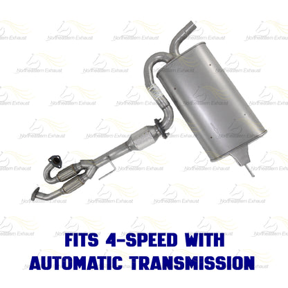 2004-2006 Nissan Quest 3.5L Rear Catalytic & Muffler w/ Resonator and Tail Pipe Kit | EPA Approved