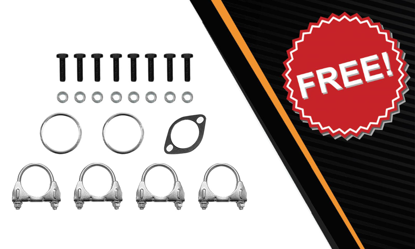 2004-2006 Nissan Quest 3.5L Rear Catalytic & Muffler w/ Resonator and Tail Pipe Kit | EPA Approved