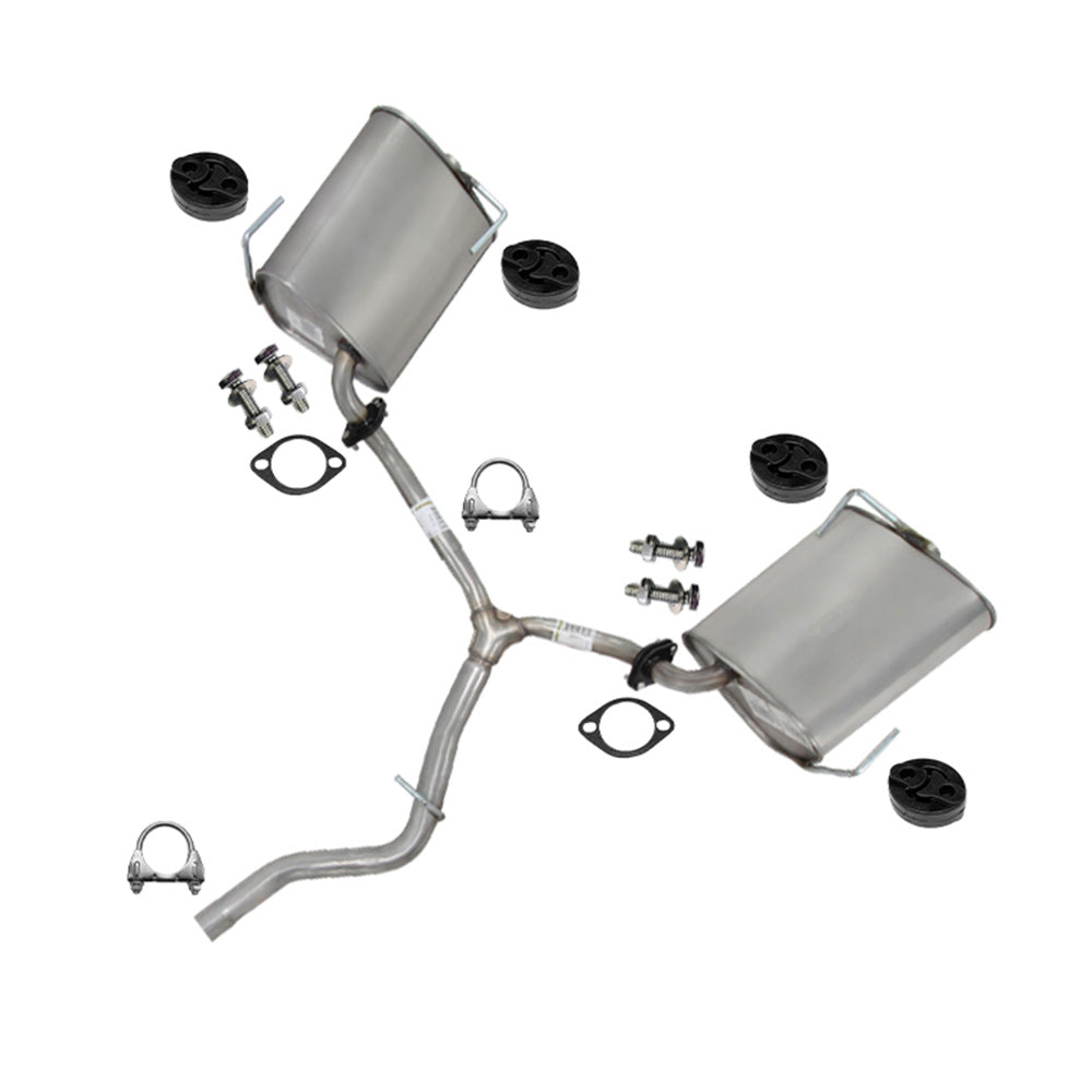 2009-2013 Subaru Forester 2.5L Northeastern Exhaust Y-Pipe Pair of Muffler