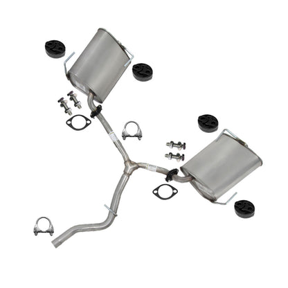 2009-2013 Subaru Forester 2.5L Northeastern Exhaust Y-Pipe Pair of Muffler