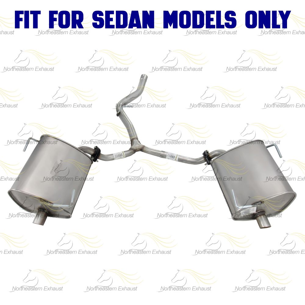 2009-2013 Subaru Impreza 2.5L SEDAN Northeastern Exhaust Y-Pipe Pair of Muffler