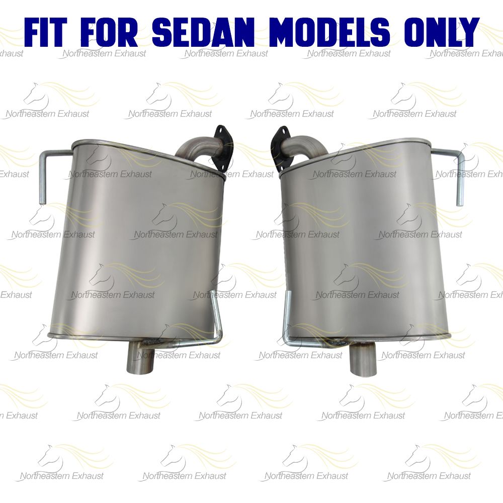2009-2013 Subaru Impreza 2.5L SEDAN Northeastern Exhaust Y-Pipe Pair of Muffler