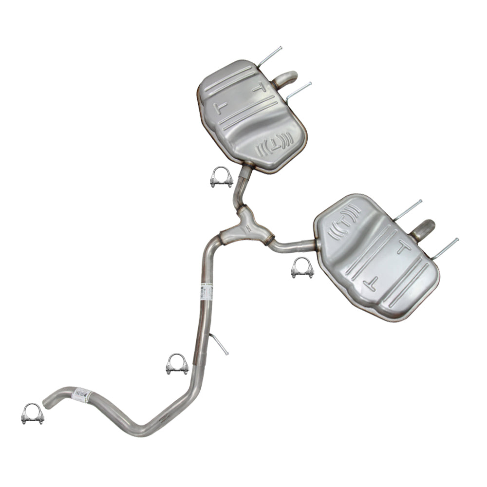 2011-2017 Buick Regal 2.4L Northeastern Exhaust Y-Pipe and Pair of Mufflers
