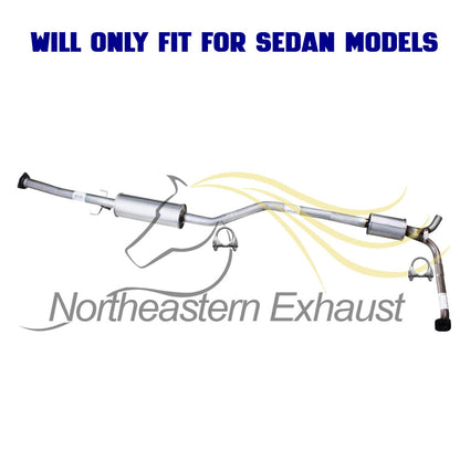 2008-2012 Honda Accord 3.5L SEDAN Northeastern Exhaust Resonator and Muffler Kit
