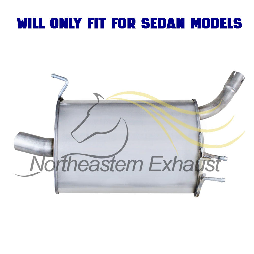 2008-2012 Honda Accord 3.5L SEDAN Northeastern Exhaust Resonator and Muffler Kit