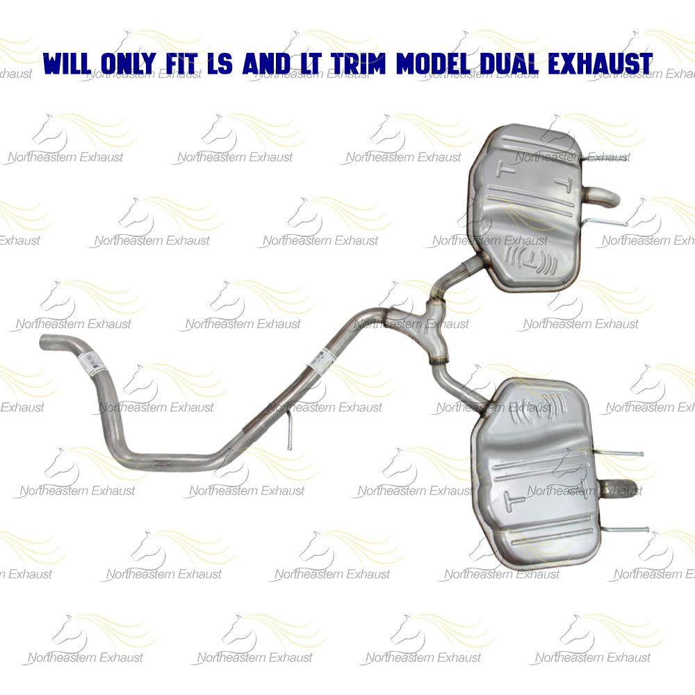 Northeastern Exhaust 2013-2016 Chevy Malibu Limited Y-Pipe and Pair of Muffler