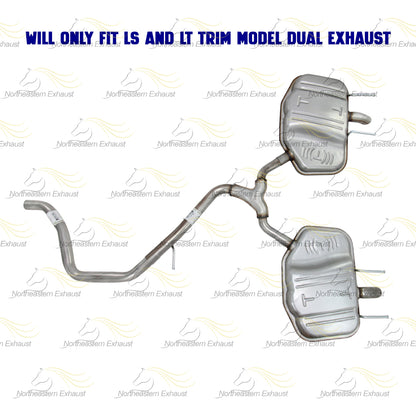 Northeastern Exhaust 2013-2016 Chevy Malibu Limited Y-Pipe and Pair of Muffler