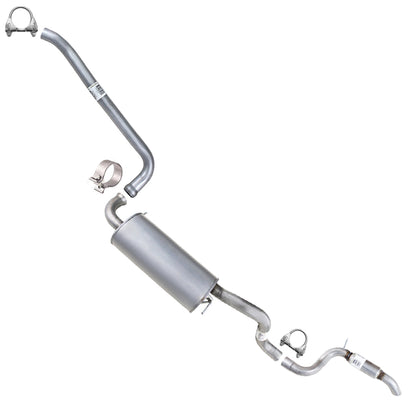 2011-2020 Dodge Grand Caravan 3.6L Intermediate Pipe, Muffler & Resonator Kit | Stainless Steel