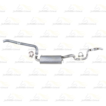 2012-2015 Ram C/V 3.6L Intermediate Pipe, Muffler & Resonator Kit | Stainless Steel