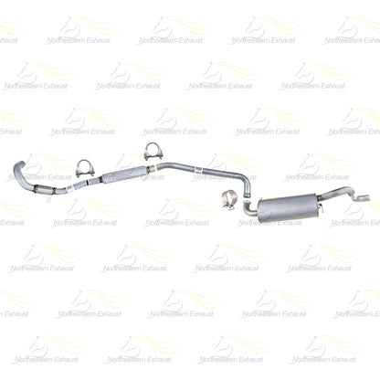 2011-2014 Volkswagen Routan 3.6L Resonator Intermediate Pipe & Muffler Kit | Stainless Steel