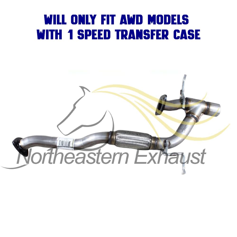 2014-2018 Jeep Cherokee 3.2L Exhaust Front Pipe, Y-Pipe & Resonator Kit | Stainless Steel
