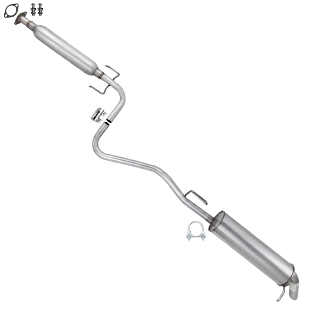 2005-2007 Saturn Ion 2.2L Exhaust Resonator Pipe w/ Muffler Kit | Direct Fit
