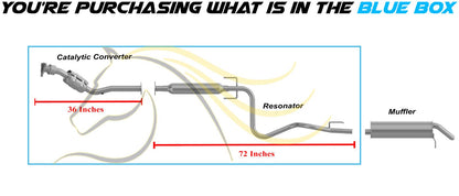 2007 Saturn Ion 2.4L Exhaust Catalytic Converter & Resonator Kit  | EPA Approved