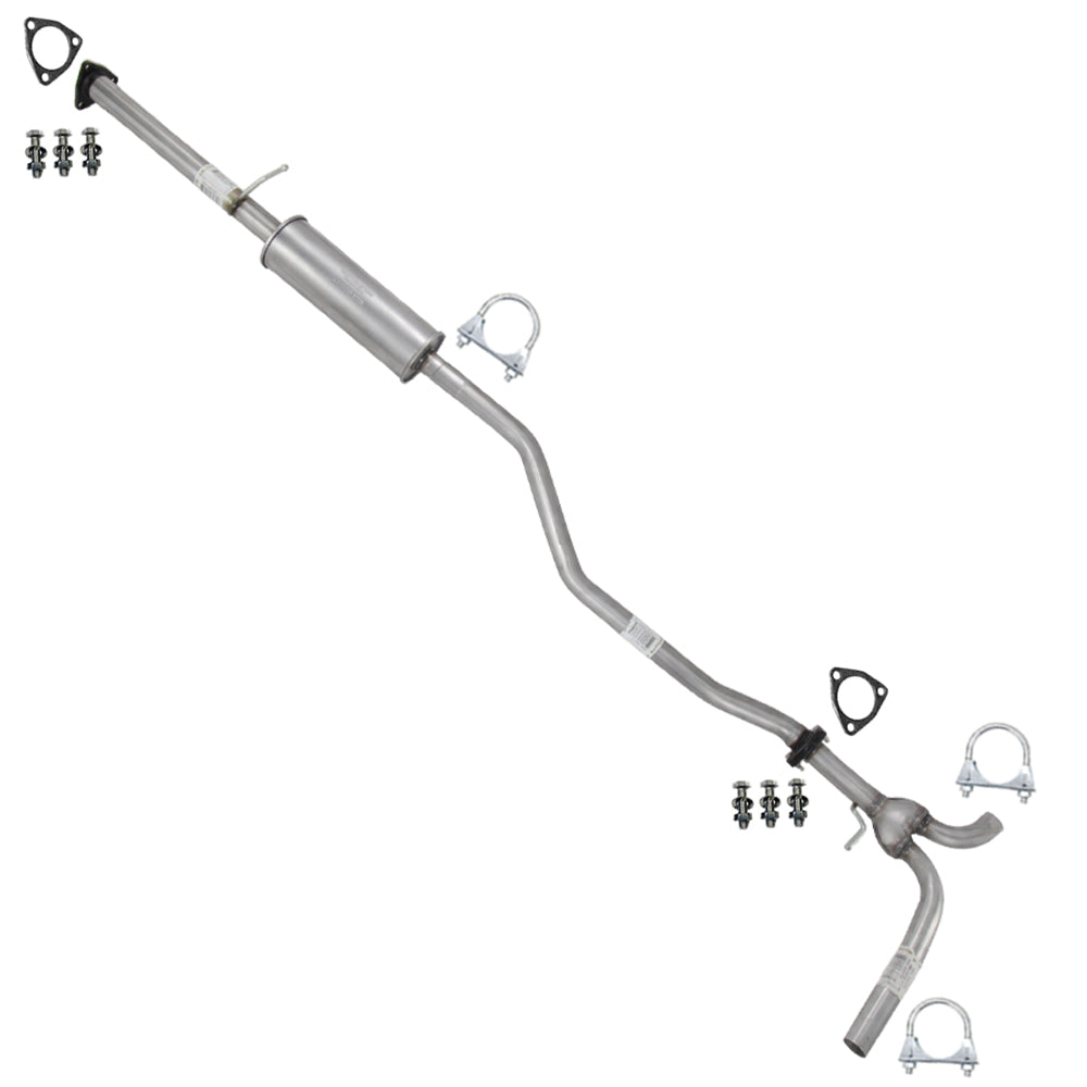 2013-2017 Honda Accord 3.5L Sedan Exhaust Resonator Intermediate Pipe Y Pipe Kit | Stainless Steel