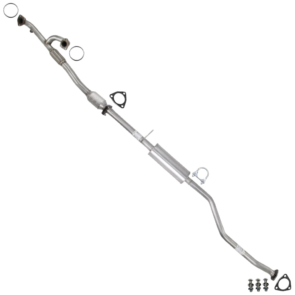 2013-2017 Honda Accord 3.5L Exhaust Catalytic Resonator & Intermediate Pipe Kit | EPA Approved