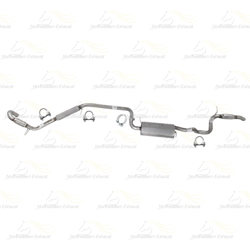 2011-2016 Chrysler Town & Country 3.6L Resonator Exhaust Pipe & Muffler Kit | Stainless Steel