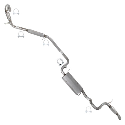 2012-2015 Ram C/V 3.6L Resonator Exhaust Pipe & Muffler Kit | Stainless Steel