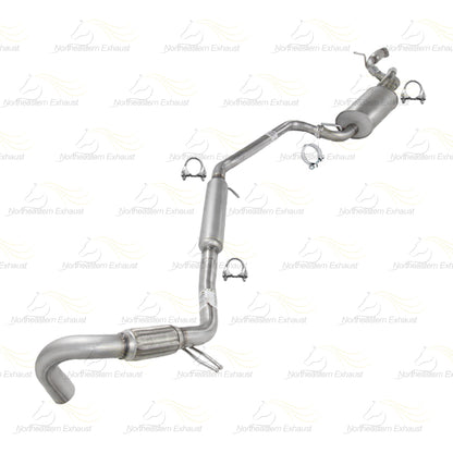 2011-2014 Volkswagen Routan 3.6L Resonator Exhaust Pipe & Muffler Kit | Stainless Steel