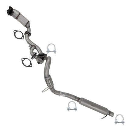 2012-2015 Ram C/V 3.6L Pair of Catalytic w/ Y Pipe & Resonator Kit | EPA Approved