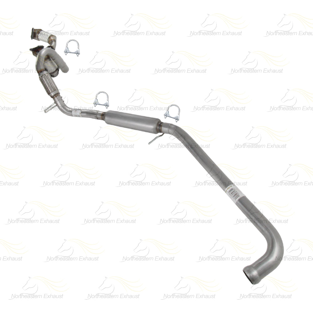 2011-2016 Chrysler Town & Country 3.6L Pair of Catalytic, Y-Pipe, Resonator & Intermediate Pipe Kit