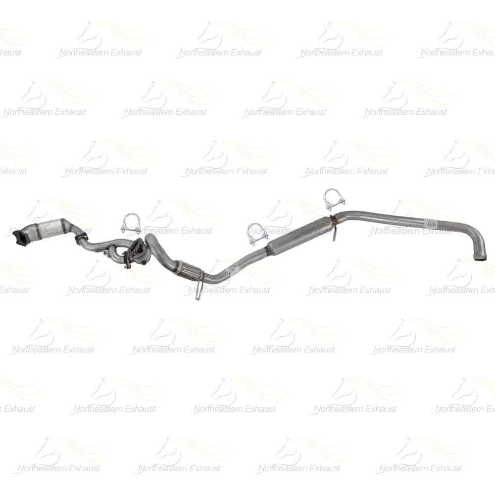 2011-2016 Chrysler Town & Country 3.6L Pair of Catalytic, Y-Pipe, Resonator & Intermediate Pipe Kit