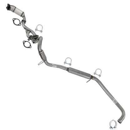 2011-2020 Dodge Grand Caravan 3.6L Pair of Catalytic, Y-Pipe, Resonator & Intermediate Pipe Kit