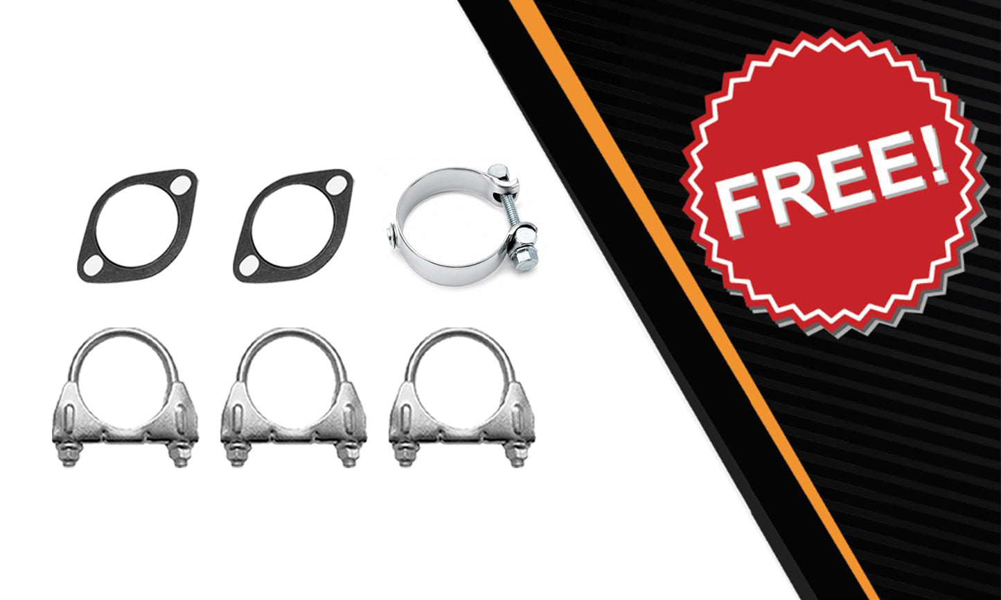 2012-2015 Ram C/V 3.6L 3.6L Pair of Catalytic, Y-Pipe, Resonator & Intermediate Pipe Kit