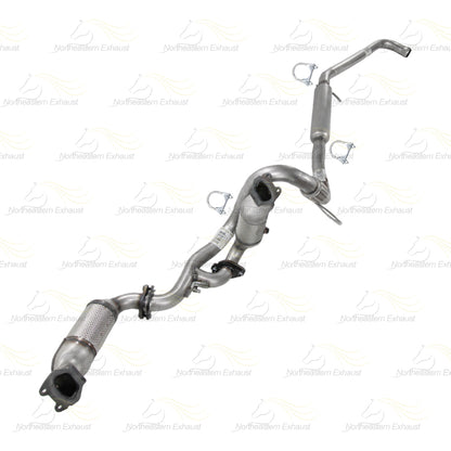 2011-2014 Volkswagen Routan 3.6L Pair of Catalytic, Y-Pipe, Resonator & Intermediate Pipe Kit