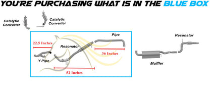 2011-2014 Volkswagen Routan 3.6L Exhaust Y Pipe Resonator Kit