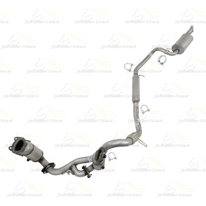 2011-2016 Chrysler Town & Country 3.6L Pair of Catalytic Y-Pipe Resonator Intermediate Pipe Muffler