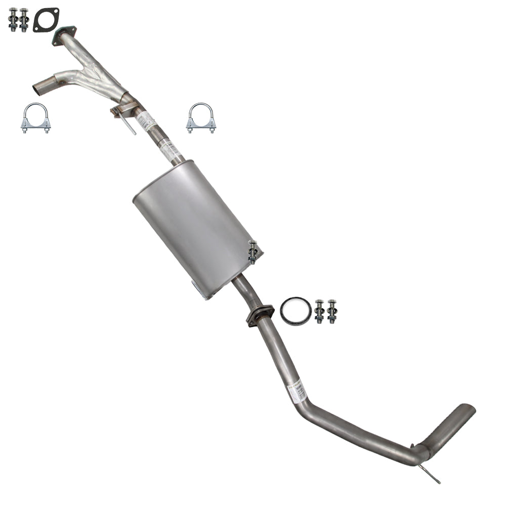 Stainless Steel Exhaust Tail Pipe & Muffler Kit fits: 2005-2006 Armada 5.6L