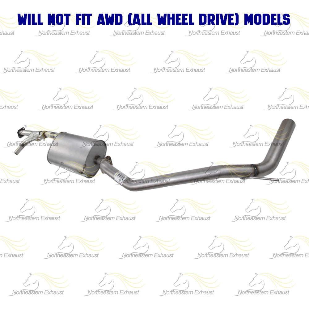 Stainless Steel Exhaust Tail Pipe & Muffler Kit fits: 2005-2006 Armada 5.6L