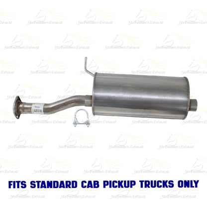 2007-2012 Chevy Colorado & GMC Canyon 2.9L & 3.7L Extension Pipe & Muffler Kit | Stainless Steel
