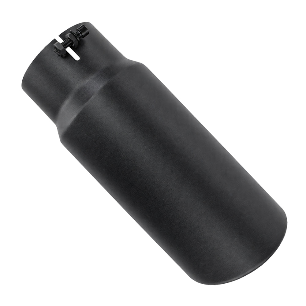Black Powder-Coated Exhaust Tip 4.9" ID x 5.13" OD x 15" Long