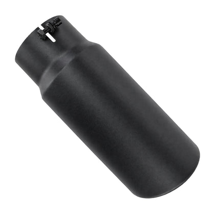 Black Powder-Coated Exhaust Tip 4.9" ID x 5.13" OD x 15" Long