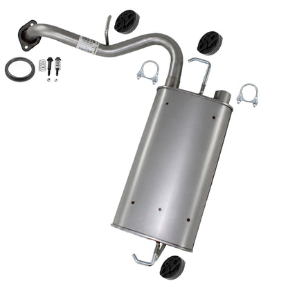 2009-2010 Pontiac Vibe 2.4L FWD Extension Pipe & Muffler Exhaust Kit | Stainless Steel