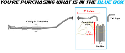 2009-2013 Toyota Matrix 1.8L Extension Pipe & Muffler Exhaust Kit | Stainless Steel