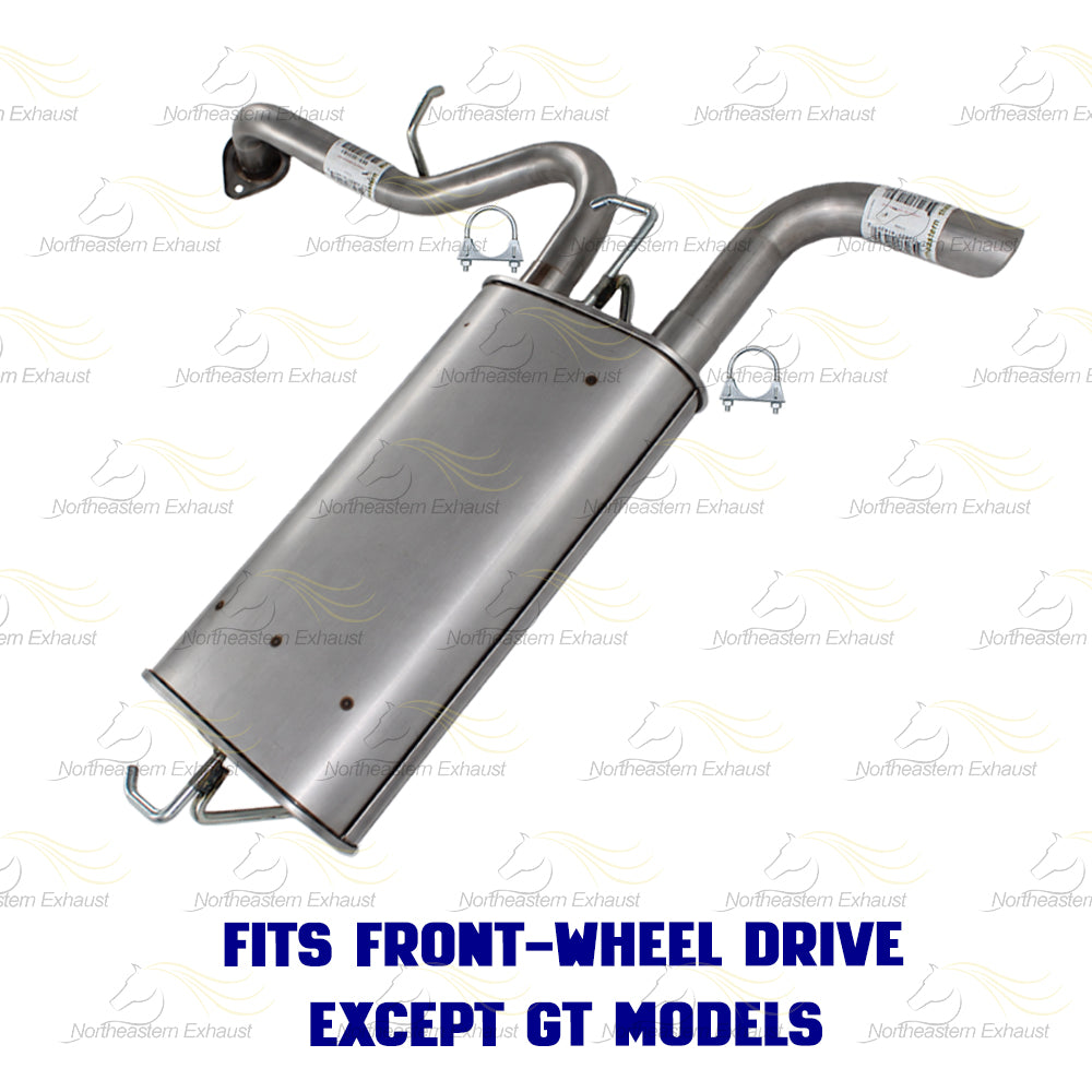 2009-2010 Pontiac Vibe 2.4L Front Pipe Extension Pipe Muffler & Tail Pipe Exhaust Kit | Direct-Fit