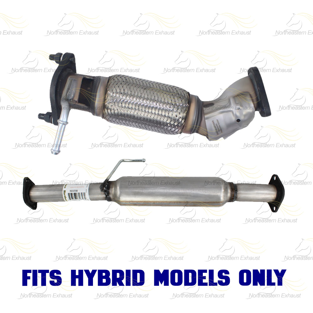 2011-2015 Kia Optima 2.4L HYBRID Exhaust Front Pipe & Intermediate Pipe Kit | Stainless Steel