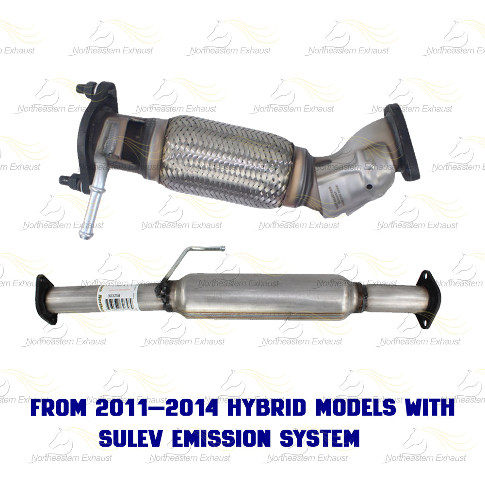 2011-2015 Hyundai Sonata 2.4L Exhaust Front Pipe & Intermediate Pipe Kit | Stainless Steel